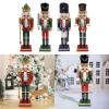 Wood Christmas Nutcrackers King Soldier Nut Cracker Figure Cracker For Christmas Holiday Party Gift view 2