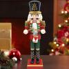 Wood Christmas Nutcrackers King Soldier Nut Cracker Figure Cracker For Christmas Holiday Party Gift view 4