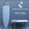 Ironing Board Cover and Pad, Ironing Board Cover Pad 58 * 19inch/148 * 48cm, Large Ironing Cover with 4 Fastener Straps, Stripe Print Cotton Cloth, Easy to Install (Size : 148 * 48cm)(115*41cm) view 2
