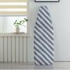 Ironing Board Cover and Pad, Ironing Board Cover Pad 58 * 19inch/148 * 48cm, Large Ironing Cover with 4 Fastener Straps, Stripe Print Cotton Cloth, Easy to Install (Size : 148 * 48cm)(115*41cm) view 3