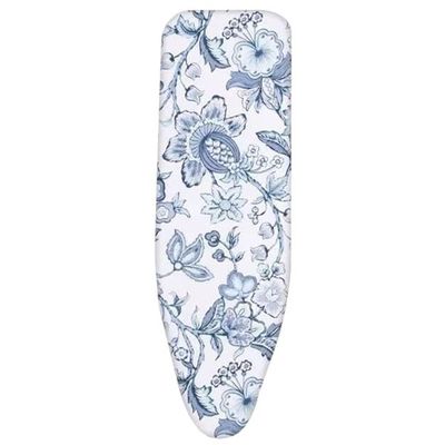 Ironing Board Cover and Pad, Replacement Ironing Board Cover and Pad, Ironing Board Cotton Cover, 32x12in 36x13in 38x13in 43x14in 48x15in, Resists Scorching and Staining(Blue 110x35cm/43x14in)