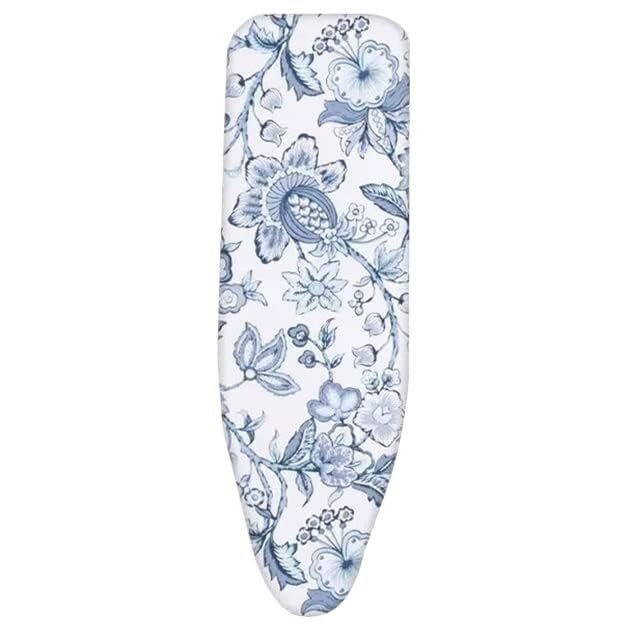 Ironing Board Cover and Pad, Replacement Ironing Board Cover and Pad, Ironing Board Cotton Cover, 32x12in 36x13in 38x13in 43x14in 48x15in, Resists Scorching and Staining(Blue 110x35cm/43x14in)