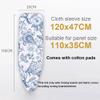 Ironing Board Cover and Pad, Replacement Ironing Board Cover and Pad, Ironing Board Cotton Cover, 32x12in 36x13in 38x13in 43x14in 48x15in, Resists Scorching and Staining(Blue 110x35cm/43x14in) view 2