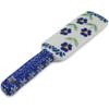Polmedia Polish Pottery Spatula - Mariposa Lily Pattern Handmade in Boleslawiec Poland + Certificate of Authenticity view 1