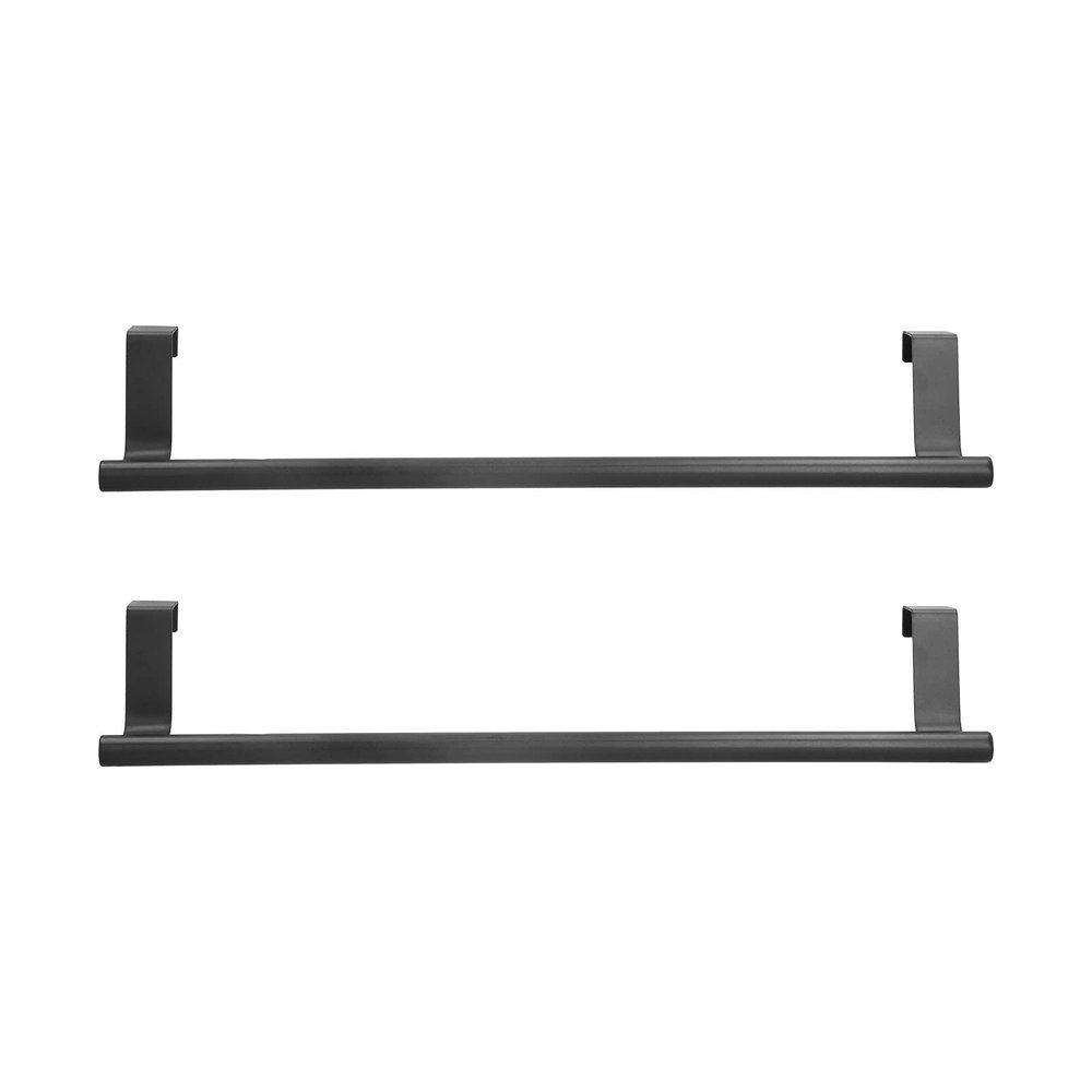 Towel Holder Without Drilling, Door Towel Holder for Hanging, Pack of 2, Kitchen Cupboard Tea Towel Holder, Cupboard Door Towel Holder for Kitchen, Bathroom (36CM)