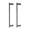 Towel Holder Without Drilling, Door Towel Holder for Hanging, Pack of 2, Kitchen Cupboard Tea Towel Holder, Cupboard Door Towel Holder for Kitchen, Bathroom (36CM) view 2