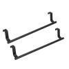 Towel Holder Without Drilling, Door Towel Holder for Hanging, Pack of 2, Kitchen Cupboard Tea Towel Holder, Cupboard Door Towel Holder for Kitchen, Bathroom (36CM) view 3