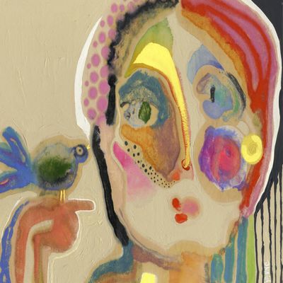 ART.COM Wall Giclee Print The Talker by Wyanne, 16" x 12"
