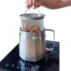 Saltlas Deep Fryer Pot with Basket and Oil Strainer, 304 Stainless Steel Deep Frying Pot for French Fries, Chicken, or Japanese Tempura, 2L (2Qt) view 1