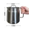 Saltlas Deep Fryer Pot with Basket and Oil Strainer, 304 Stainless Steel Deep Frying Pot for French Fries, Chicken, or Japanese Tempura, 2L (2Qt) view 3
