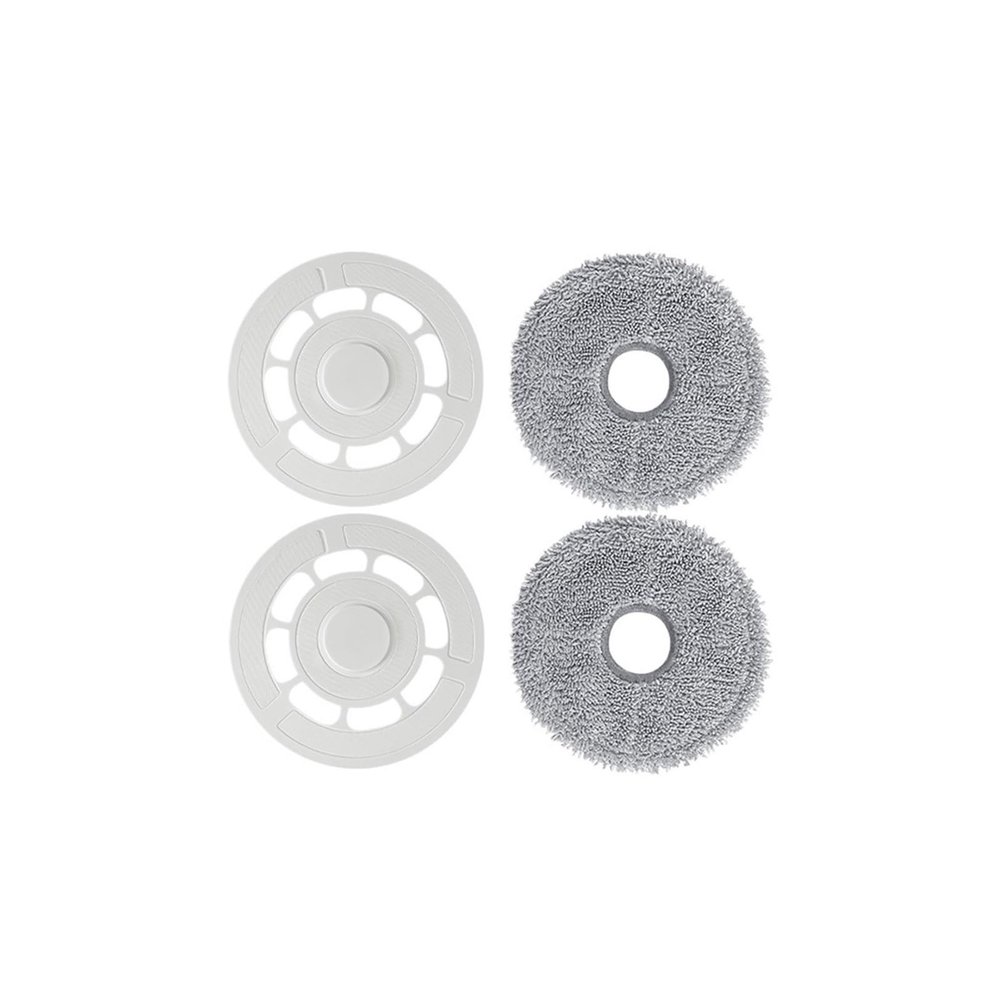 PLANTKA Mop Holder, Mop Pad, Compatible for Roborock Qrevo Pro, Vacuum Cleaner Parts, Set 1