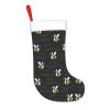 QHWLR Bumble Bees print Christmas socks All Saints ' Day Hanging socks fireplace. Party Decor outdoors view 2