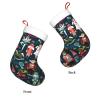 QHWLR Women's Nutcracker Ballet Xmas Dance print Christmas socks All Saints ' Day Hanging socks fireplace. Party Decor outdoors view 3