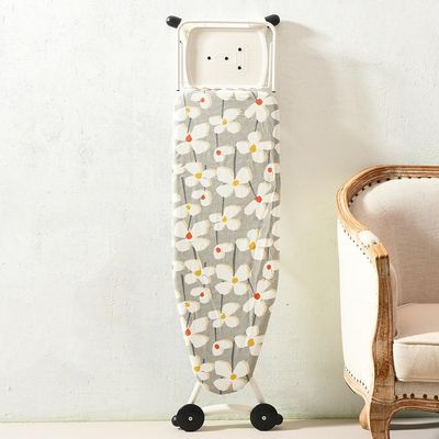 ZYXQQJ 36"x13" 43"x13" 48"x15" Ironing Board Cover and Pad Extra Thick Iron Board Cover, Stain Resistant, Durable Construction(F,43x13in)