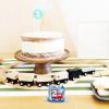 CORNER LACE Train 2nd Birthday Hat - Second Birthday Glitter Crown Blue, Two Years Old Chugga Chugga Two Two Theme Party Decorations Supplies view 4