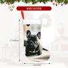 QHWLR Adorable French Bulldog print Christmas socks All Saints ' Day Hanging socks fireplace. Party Decor outdoors view 4