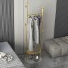 GLigeT Coat Rack Stand Floor Bedroom Has Been Home Simple Hanging Clothes Rack Multifunctional Living Room Rod Type Shelf Coat Rack Coat Hanger Stand(G) view 3