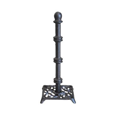 Hhaoran-9863 Paper Towel Holder Paper Towel Holder Stand - Creative Paper Towel Roll Dispenser Seat Type Cast Iron Roll Paper Holder Suitable for Kitchen Countertop for Bathroom Kitchen Countertop
