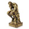 Magicsculp-The Thinker Statue in Brass 8.8 Inch Museum Grade Collectible Figurine Gift Box-(Medium-Brass) view 1