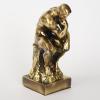 Magicsculp-The Thinker Statue in Brass 8.8 Inch Museum Grade Collectible Figurine Gift Box-(Medium-Brass) view 3