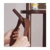GLigeT Coat Rack Stand Wood Coat Rack Bedroom Floor Hanging Clothes Rack Multifunctional Rotatable Hanging Clothes Rack Coat Hanger Stand view 4