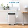 AsyPets Portable Air Conditioner with 10000 BTU - Remote Control, 450 Sq. Ft Coverage, 3-in-1 Functions, Digital Display, for Home or Office, White view 3