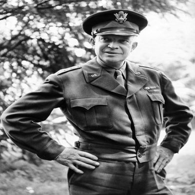 ART.COM Wall Photo General Dwight Eisenhower, Supreme Commander, Allied Forces During World War II, 12" x 16"