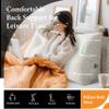 BNCKTRD Triangle Reading Pillow XXLKing Size XXL Wedge Headboard Extra Large Back Support Pillow for Sitting up in Bed Daybed Bolster Backrest Cushion Velvet Ivory view 2