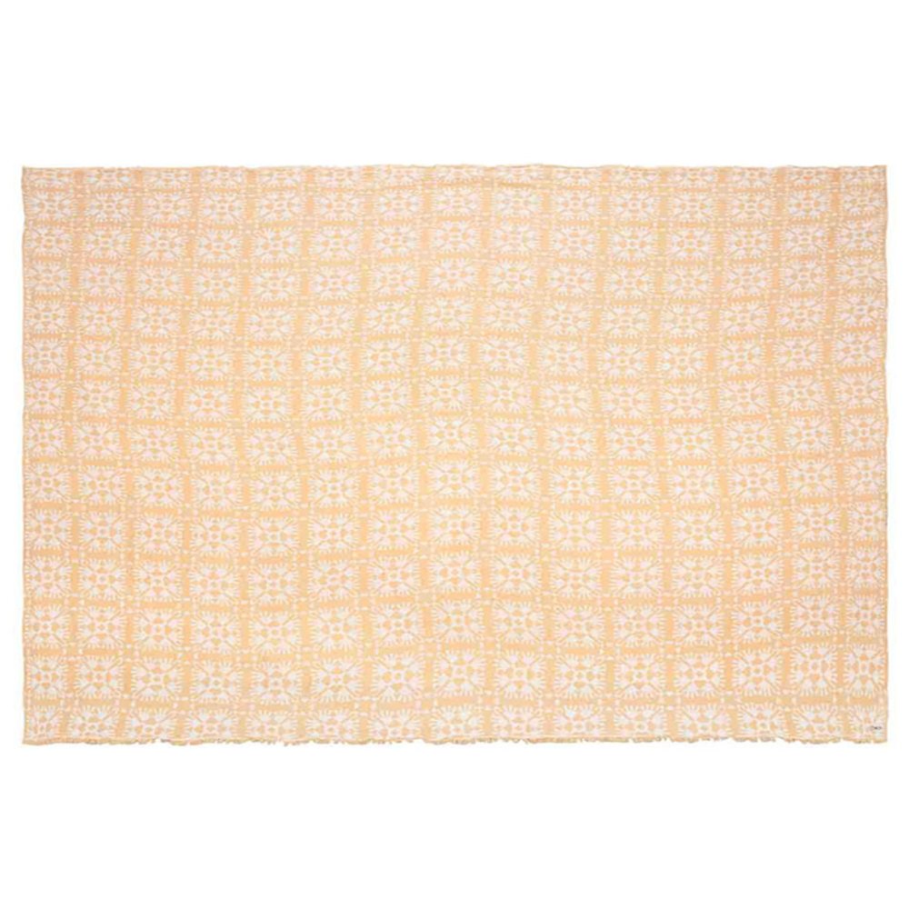 Sand Cloud Oversized Throw Blanket for Bed & Couch (Sunflower) - 100% Turkish Organic Cotton & Jacquard Weave with Fringe Tassels - Soft & Lightweight Beach & Throw Blankets - 90" x 90" - Yarrow Party