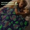 Axolotl Blanket Twin Size, Axolotl Gifts for Teen Girls Boys Women, Soft Cozy Glow in The Dark Salamander Fleece Plush Bedding Decor for Couch Bed Sofa Dorm Room 60"x80" view 4