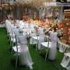 MOTUZP Tulle Chair Back Cap Covers Aisle Wedding Chair Sashes Covers for Bridal Shower Wedding Baby Shower Decoration Long Tulle High Chair Skirt Slipcovers(#4) view 3