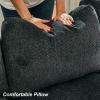 Belffin Corner Seat Module for Modular Sectional Sleeper Sofa Dark Grey view 4