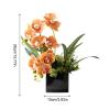 RENEESME Artificial Flower Simulated Artificial Flowers Chinese Style Living Room Dining Table Coffee Table Ornaments Home Decoration Flowers Artificial for Decoration view 2