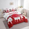 Erosebridal 7 Pcs Comforter Set Queen Size,Football Players Bed in a Bag with Flat Sheet and Fitted Sheet for Kids and Adults,Football Bedding Set with Pillowcases and Cushion Cases view 3