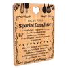 Birthday Gifts for Daughter - "Recipe for a Special Daughter" Daughter Birthday Gifts Cutting Board, Bamboo-Made Engraved Daughter Birthday Gifts from Mom Cutting Board, 11x8.5x0.35 in. view 1