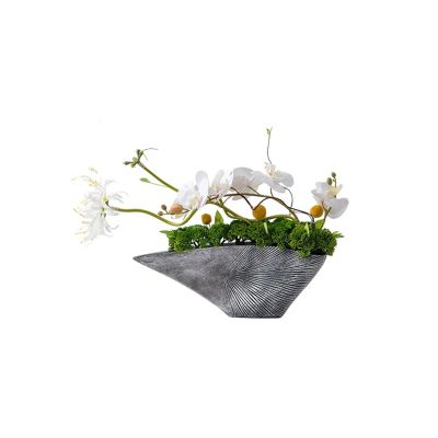 RENEESME Artificial Flower Light Luxury Coffee Table Floral Ornaments Simulated Flower and Green Plant Ornaments Bedroom Decoration Flowers Artificial for Decoration(Small)