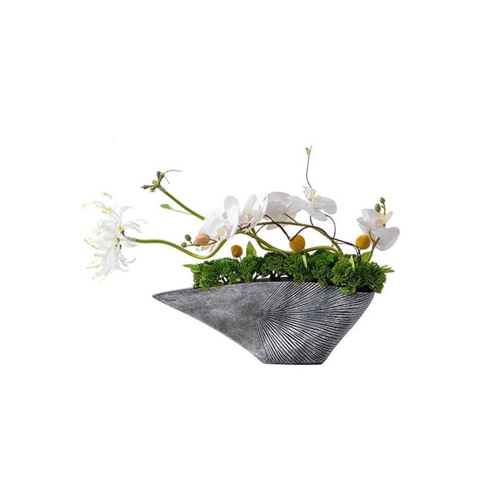 RENEESME Artificial Flower Light Luxury Coffee Table Floral Ornaments Simulated Flower and Green Plant Ornaments Bedroom Decoration Flowers Artificial for Decoration(Small)