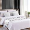 71"x20" Bed Runners Scarf, 4th of July USA Flag Star on White Hotel Bedding Runner Luxury Soft Bed Scarves, Red Stripe Love Hearts Decorative Accent Bedding Scarf for Bedroom Wedding Room Guesthouse view 4
