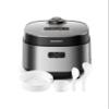 COMFEE' Compact Rice Cooker 8 Cups Cooked/4 Cups Uncooked, 9-in-1 Multi Cooker, Fast Rice Maker, Steam, Brown Rice, Grains, Fuzzy Logic Technology, Grey view 1
