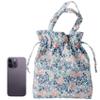 HomeLoft Basics Cute Cotton Floral Tote Bag Aesthetic Design Canvas Handbag Reusable Grocery Shopping Bag Snack Tote Coquette Gifts Bag (G) view 1