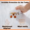 40 Inch Oval Table Cloth Clear Vinyl Tablecloth Upgraded Version65 Bevel DesignPortable Customization Round Table Plastic Cover Suitable for Glass/Metal/Wood/Marble Desktop, Transparent 3mm view 4