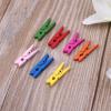 YPBEW 100Pcs Small Size 25mm Natural Wooden Clips for Photo Paper Pegs Clothespin view 4