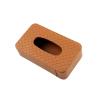 KarFri Universal Car Tissue Box Creative Leather Napkin Holder Box Back Seat Sun Visor Tissue Organizer for Car(Brown) view 1
