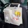 KarFri Felt Car Seat Back Hanging Bag Multifunctional Storage Storage Bag Organizer Bag Tissue Box(Red) view 4
