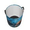 Coral Reef Collapsible Laundry Basket-Waterproof Large Storage Baskets,Toy Organizer,Home Decor view 3