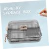 CATIEBYE Plastic Wall Mount Jewelry Organizer Wall Earring Holder Jewelry Organizer Box Earring Display Rack view 2