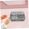 CATIEBYE Plastic Wall Mount Jewelry Organizer Wall Earring Holder Jewelry Organizer Box Earring Display Rack view 3