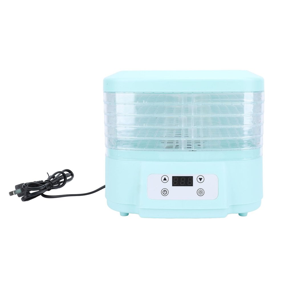 CHEOTIME Food Dehydrator Machine, Adjustable Temperature 72H Timer 6 Tray LED Display 200W Electric Food Dryer for Food Jerky Fruit Dog Treats Snacks(US Plug 110V)