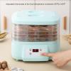 CHEOTIME Food Dehydrator Machine, Adjustable Temperature 72H Timer 6 Tray LED Display 200W Electric Food Dryer for Food Jerky Fruit Dog Treats Snacks(US Plug 110V) view 3