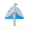 Enesco Allen Designs Happy Blue Bird Pendulum Wall Clock- Battery Operated Pendulum Analog Clock, Stone Resin Decorative Clocks for Walls Home Decor Kitchen Clocks, 7.48 Inch view 1